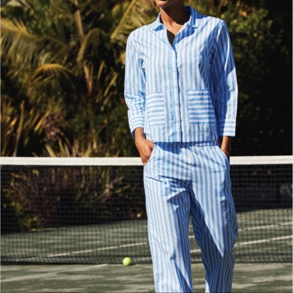 LAKE Button Down Atlantic Pacific Pajamas